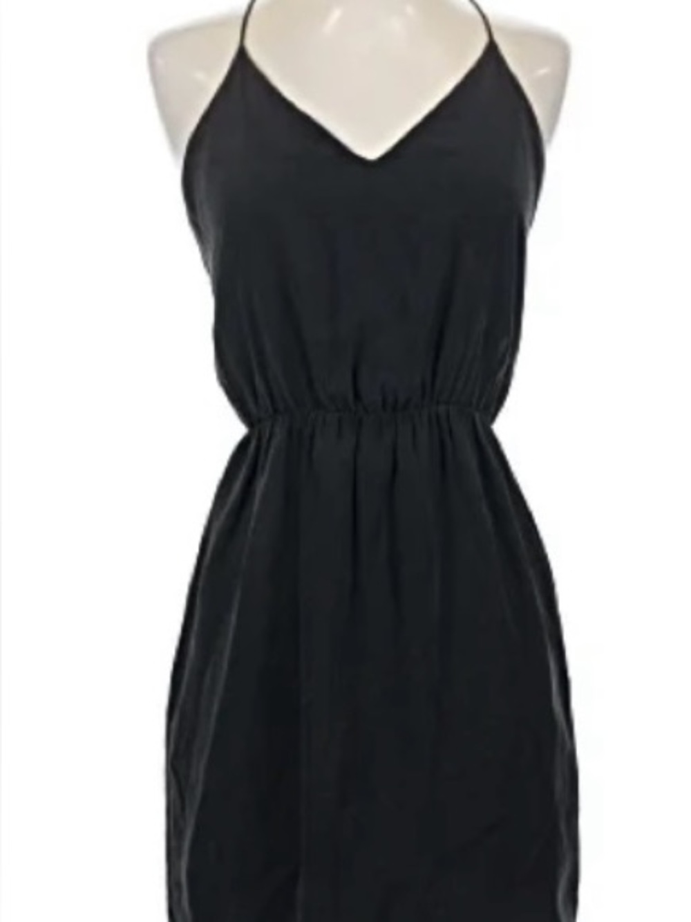 Rory Beca Black Spaghetti Strap Mini Dress